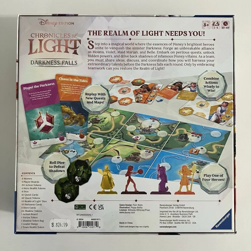 Ravensburger Disney Edition Chronicles of Light : Darkness Falls (New, Sealed)